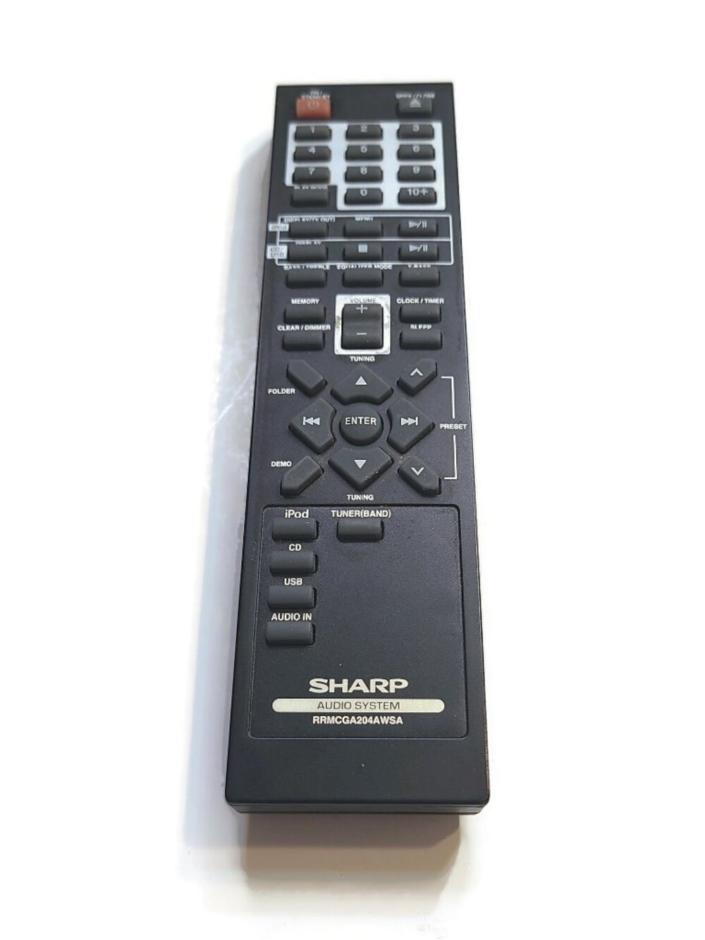 Sharp RRMCGA204AWSA Audio System Remote for XL-DH259N Micro Component System